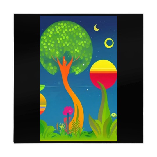 Trippy Visual Dream Creative Different Art Modern Mahjong Mats