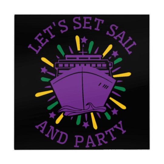 Mardi Gras Cruise Ship Carnival Cruising Party Mahjong Mats