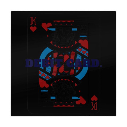DEBIT CARD King of Hearts Playing Card Mahjong Mats