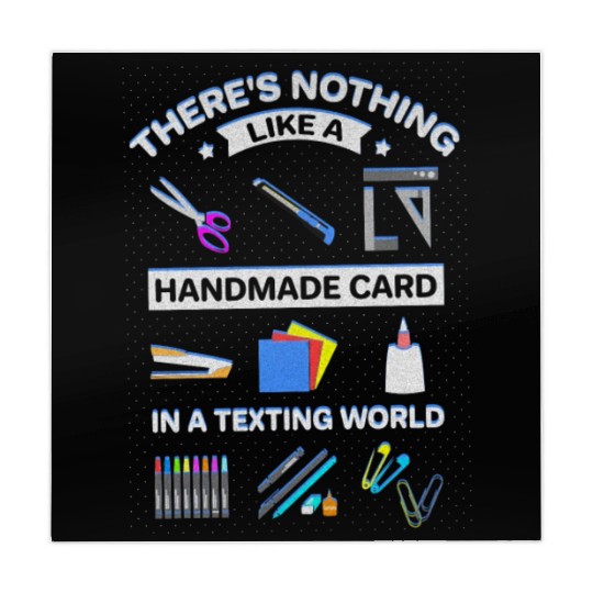 Nothing Like Handmade Card in Texting Society Mahjong Mats