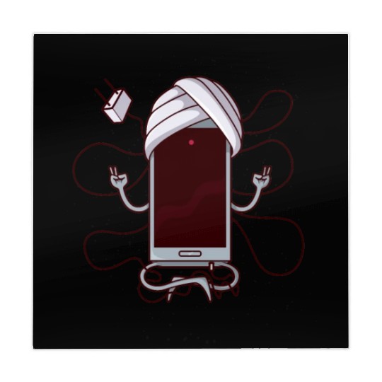 Heavily Meditated Cell Phone Yoga Meditation Mahjong Mats