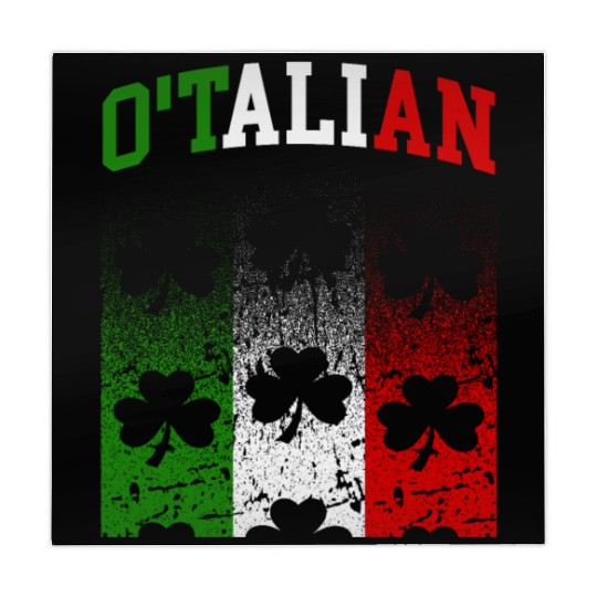 O'talian St. Patrick Italian Pride Italy Flag Mahjong Mats