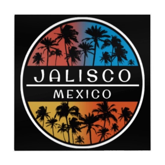 Jalisco Mexico Stylish Vacation Souvenir Palm Tree Mahjong Mats