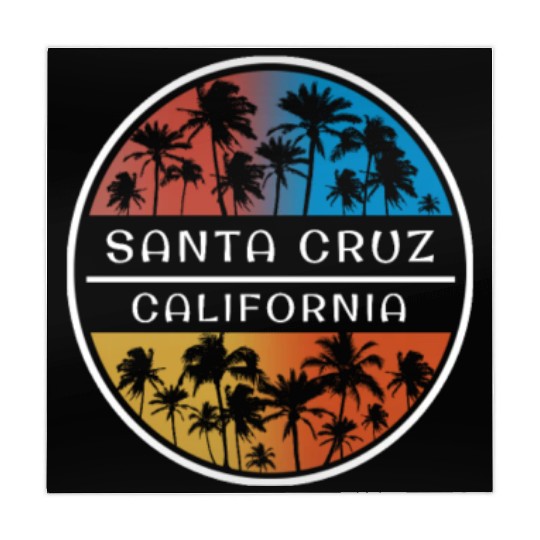 Santa Cruz California Stylish Vacation Souvenir Mahjong Mats