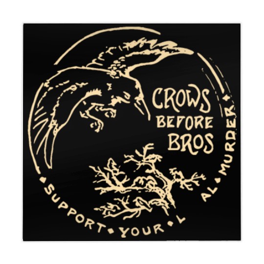 Crows Before Bros Support Your Local Murder Mahjong Mats