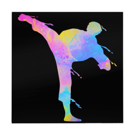 Jiu Jitsu Paint Splatters Kids Karate Mahjong Mats