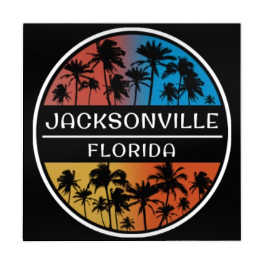 Jacksonville Florida Stylish Vacation Souvenir Mahjong Mats