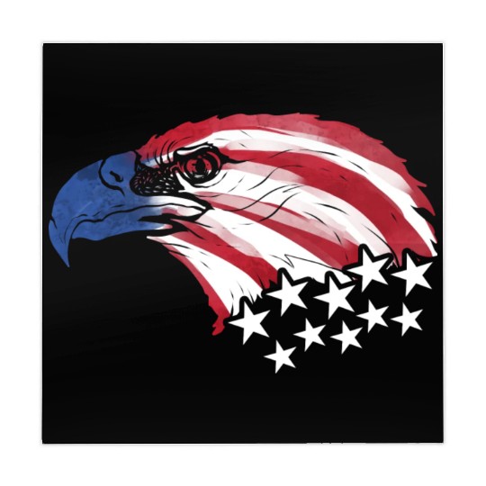 Bald Eagle Us Flag Colors Mahjong Mats
