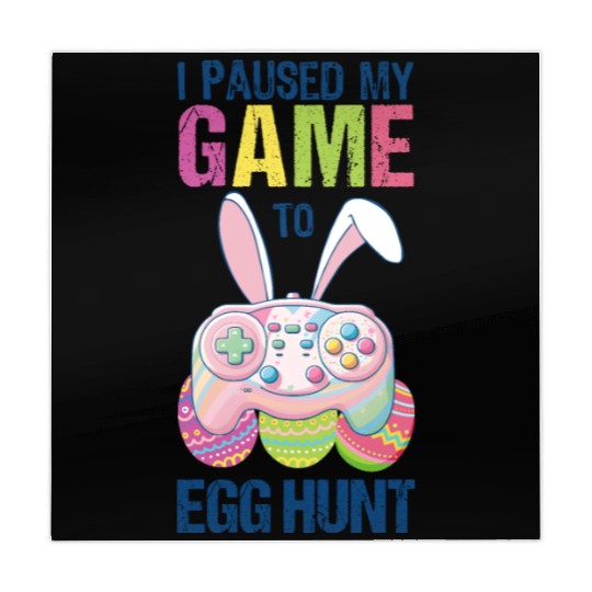 I Paused My Game To Egg Hunt funny Easter Mahjong Mats