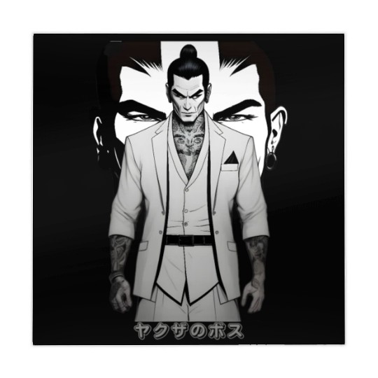 Yakuza Boss A Mafia Gangster From Japan Full of Ta Mahjong Mats