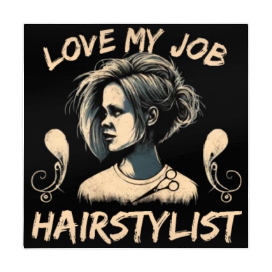 Mahjong Mats for Hairstylist Salon I Enjoy My Work As A