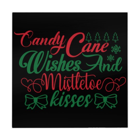 Candy Cane Wishes And Mistletoe Kisses Mahjong Mats