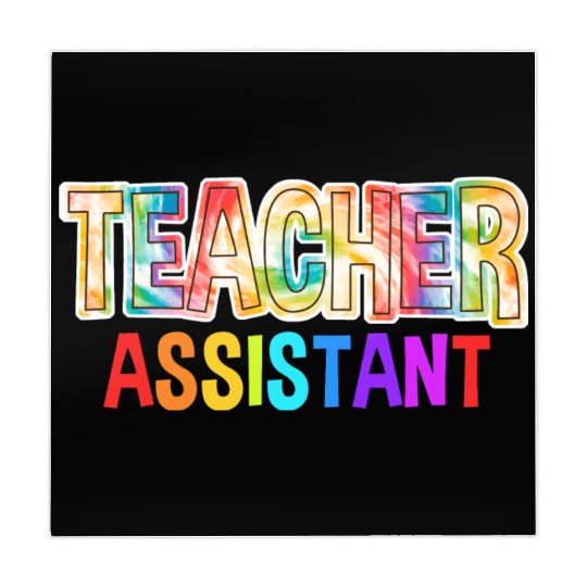 Teacher Assistant Tie Dye Back To School Mahjong Mats
