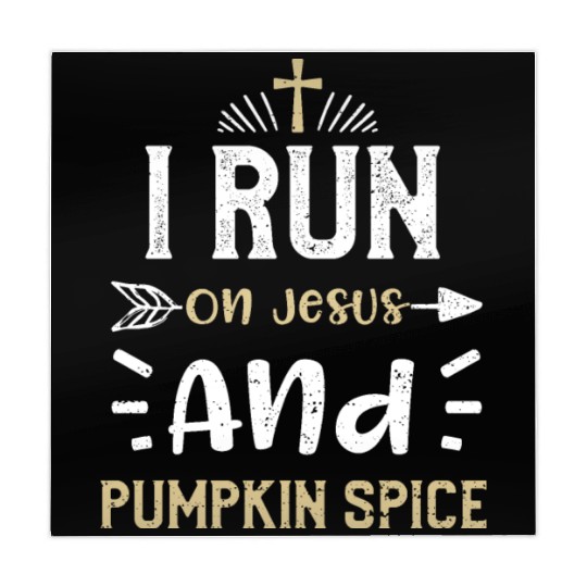 I Run On Jesus And Pumpkin Spice Mahjong Mats