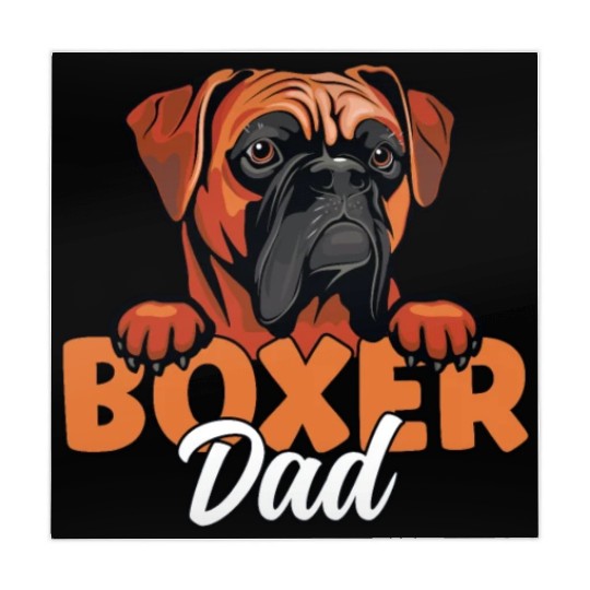 Boxer Dad Dog Lover Boxer Dog Father Boxer Dog Mahjong Mats