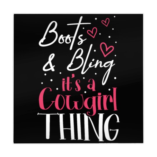 Boots And Bling It's A Cowgirl Thing Mahjong Mats