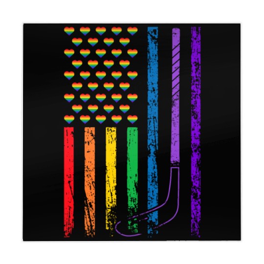 American Sports Flag Rainbow LGBT Pride Month Ice Mahjong Mats