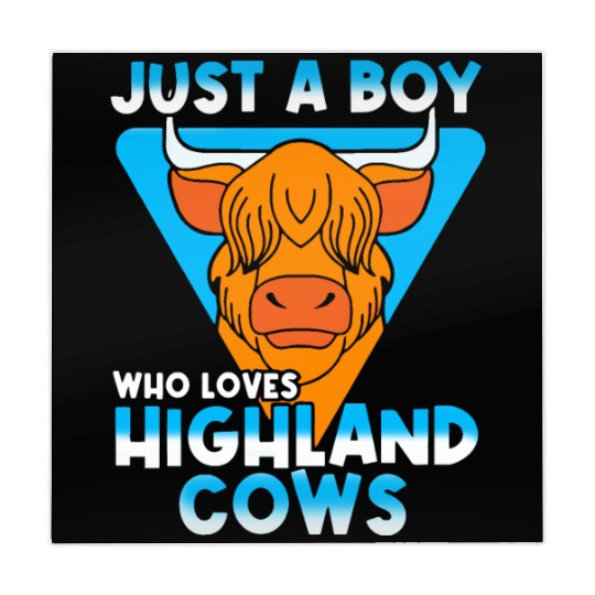 Just A Boy Who Loves Highland Mahjong Mats