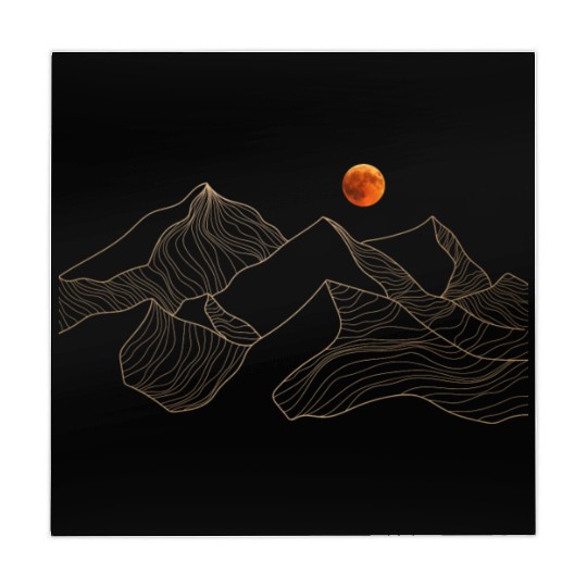 red moon mountain Mahjong Mats