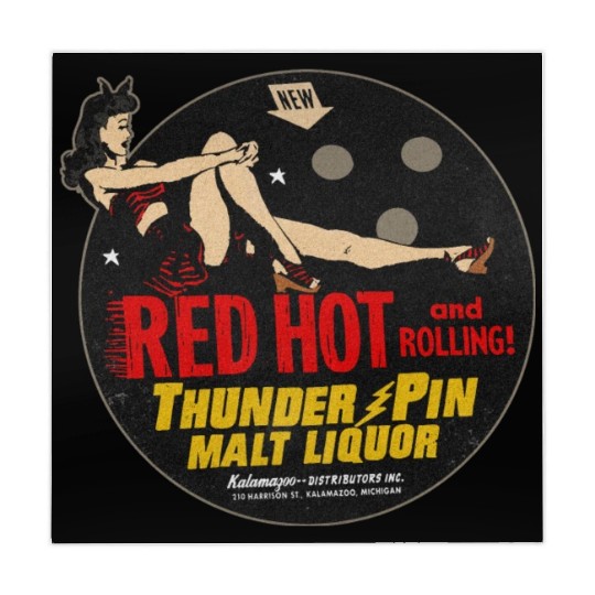 Vintage Bowler Malt Liquor Deluxe Mahjong Mats