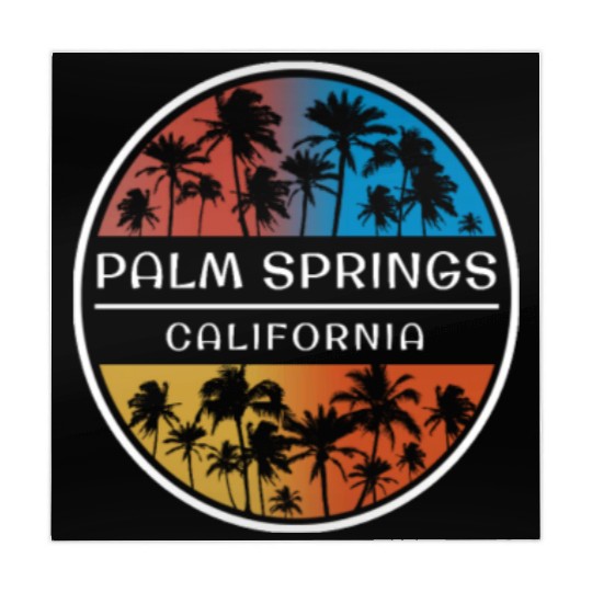 Palm Springs California Stylish Vacation Souvenir Mahjong Mats