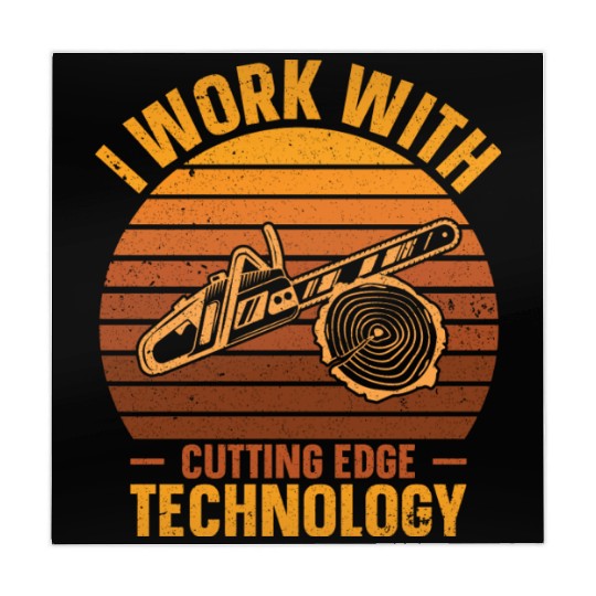 I Work With Cutting Edge Technology Woodworker Mahjong Mats