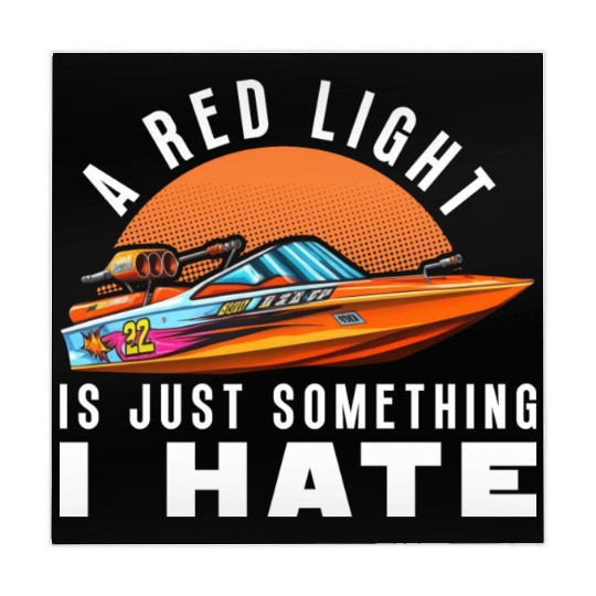 Drag Boat Racing Racer Speed Boat Driver Mahjong Mats