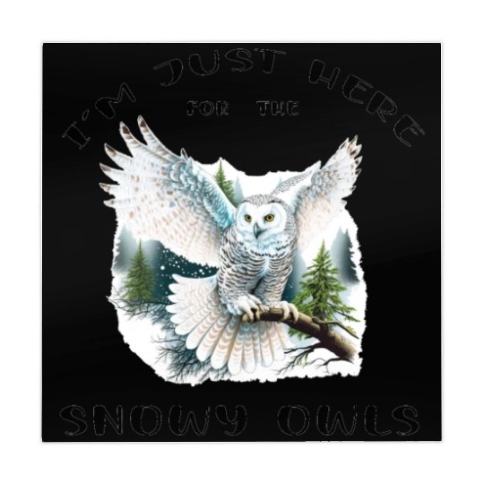 I'm Just Here for the Snow Owls - Birdwatching Mahjong Mats