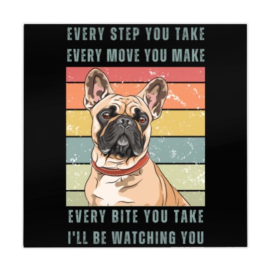 Every Bite You Take - French Bulldog Mahjong Mats