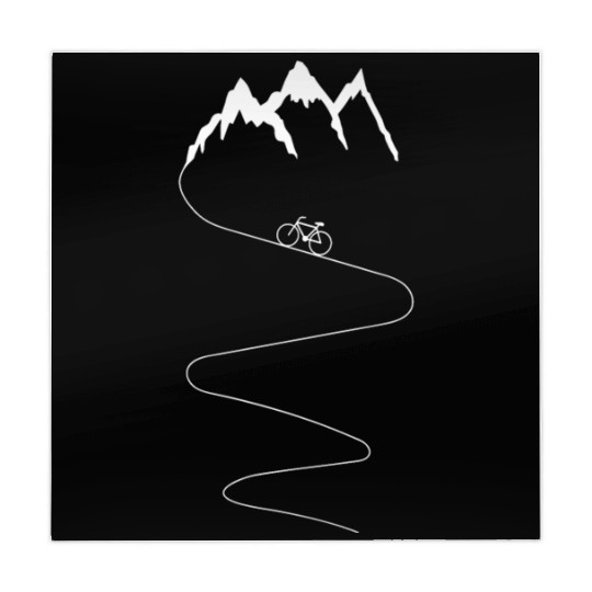 Mountains Gravel Bike Cyclist Biking Biker Mahjong Mats