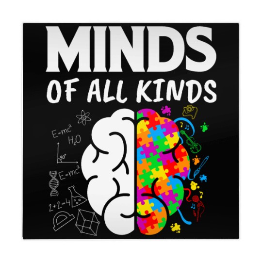 Minds of all Kind Neurodiversity Brain Mahjong Mats