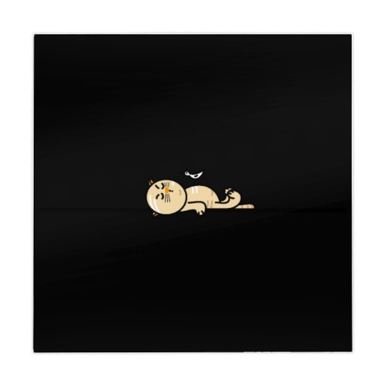 Funny cat with seagull Mahjong Mats