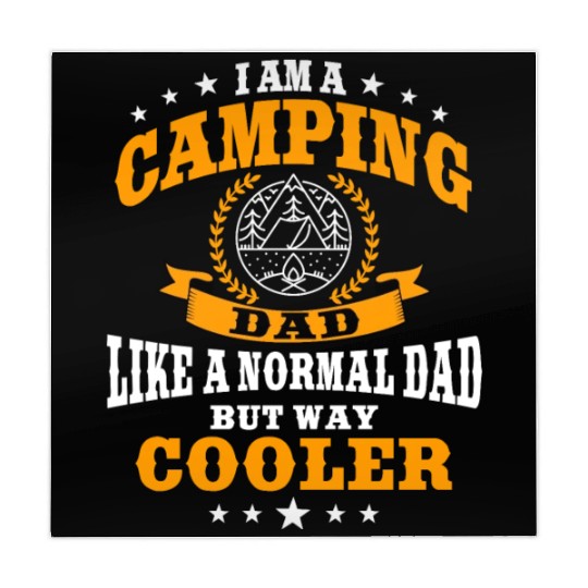 Funny Camping Dad Saying Summer Camp For Men Mahjong Mats