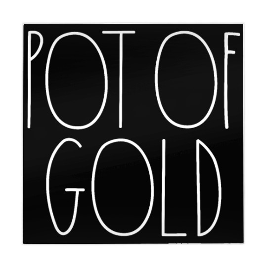 Pot of Gold White Rae Dunn Inspired Minimalist Mahjong Mats