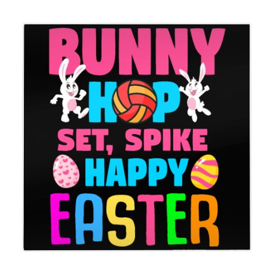 Easter Volleyball Bunny Holiday Rabbit Sport Mahjong Mats