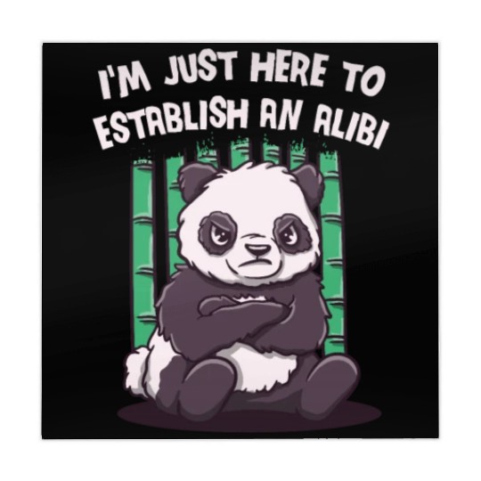 Im Just Here to Establish an Alibi Funny Sarcastic Mahjong Mats