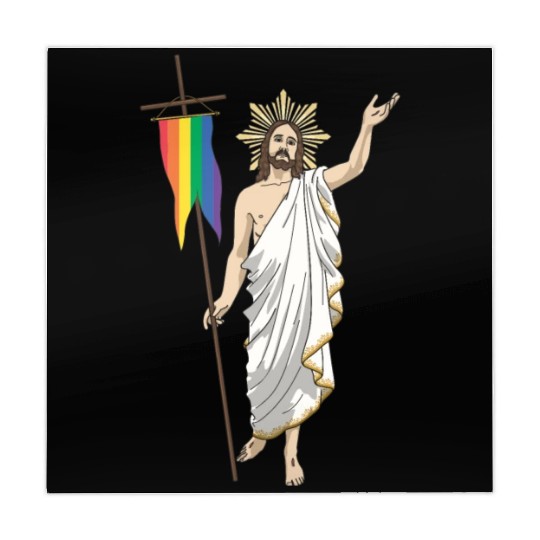 LGBT Jesus Equal Rainbow Christian Mahjong Mats