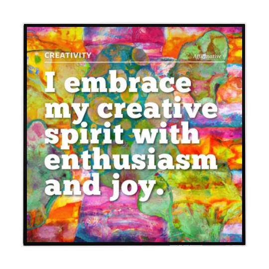 i embrace my creative spirit Mahjong Mats