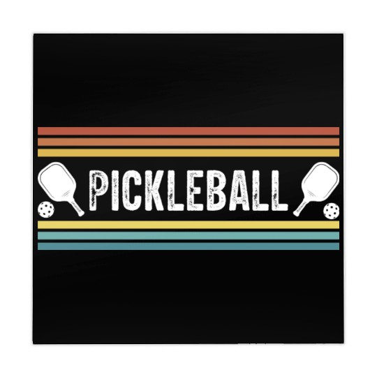 Pickleball sunset colors Mahjong Mats