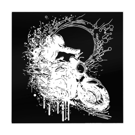 Motorcycle Racing Splash Jump Style Mahjong Mats