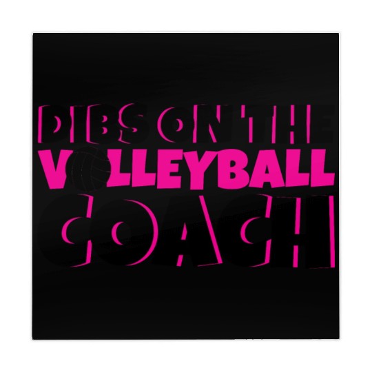Dibs On The Volleyball Coach 4 Mahjong Mats