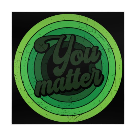 You Matter Green Mental Health Mahjong Mats