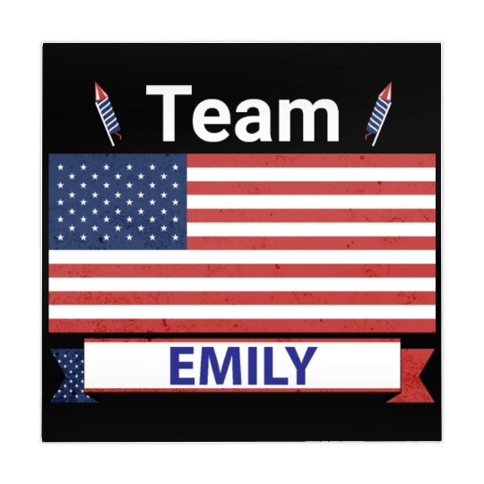 Team Emily USA American Flag Stars Mahjong Mats