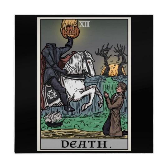 Death Tarot Card Terror Tarot Mahjong Mats