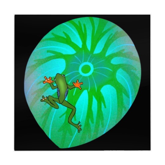 Frog on a Leaf Mahjong Mats