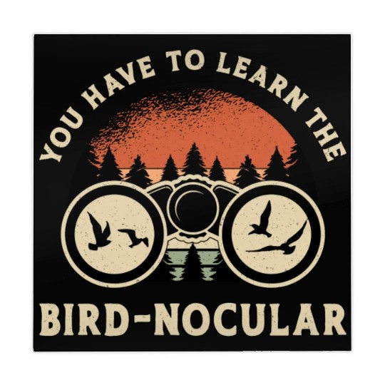 Bird Watching The Bird Nocular Retro Bird Watcher Mahjong Mats