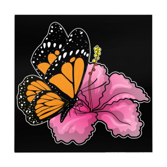 Butterfly Hibiscus Flower Mahjong Mats