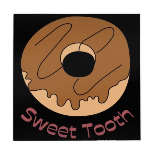 Brown sweet donut , Sweet tooth, donut cartoons Mahjong Mats
