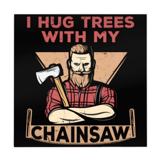 I Hug Trees With My Chainsaw Mahjong Mats