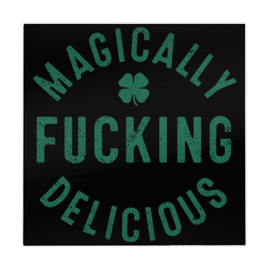 Magically Fucking Delicious, Funny Shamrock St. Pa Mahjong Mats